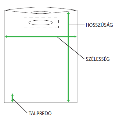 Fülbetétes piskótafüles (banánfüles) bevásárló táska, hordtáska, reklámtáska, reklámszatyor, szatyor